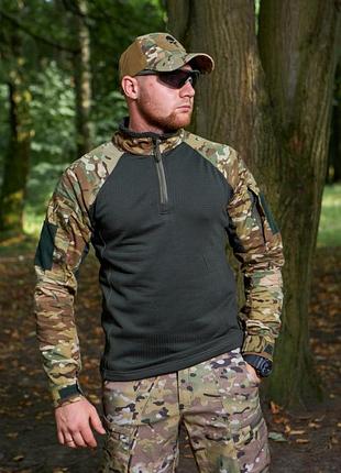 Убакс флисовый вафелька, мультикам military