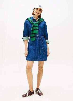 Джинсовое мини-платье tommy hilfiger с карманами 2