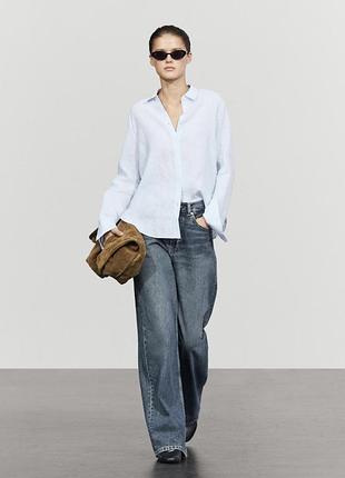 Лляна сорочка від massimo dutti