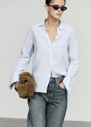 Лляна сорочка від massimo dutti 2