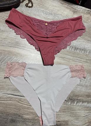 Две пары трусиков одним лотом m/l