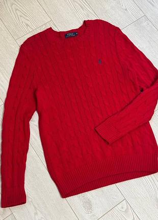 Свитер polo ralph lauren cable knit m