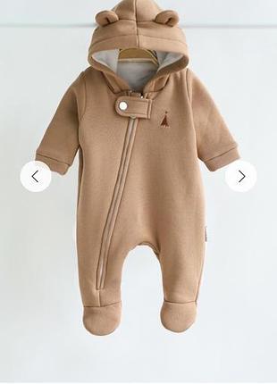 Комбінезон з начосом nory, коричневий mag baby