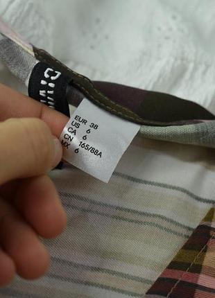 Гарна блуза в клітинку h&m 3