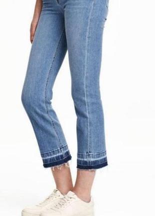 Укорочені zara з необробленим низом 27 -28 😊👍👖🔥