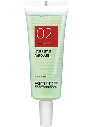 Biotop 02 ампула против перхоти eco dandruff 1x11 мл 2