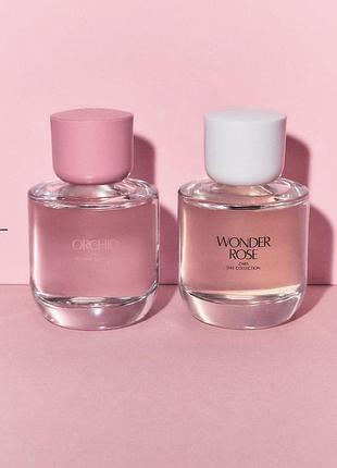 2шт/1001грн комплект духи zara wonder rose парфуми zara orchid