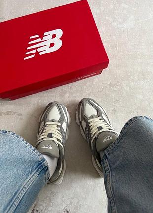 New balance 9060 grey white 6