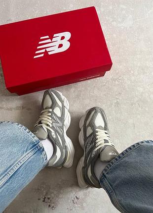 New balance 9060 grey white 8