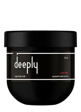 Скраб для тела сахарный deeply citrus ritual sugar body scrub 250 мл