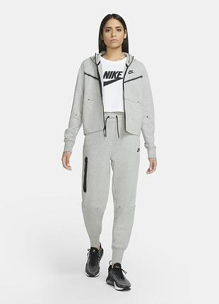 Сіра кофта nike tech fleece оригінал зіпка худі 5