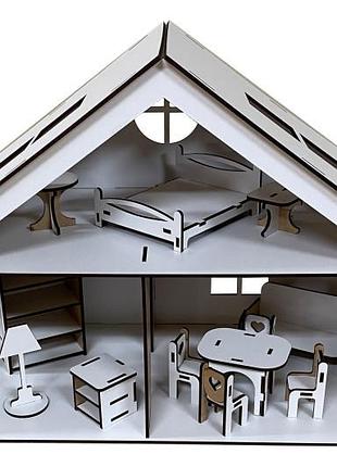 Кукольный домик ам-1.01 «lol house» белый 31*22*44 см