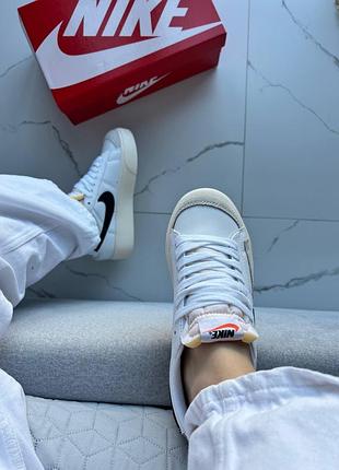 Nike blazer low platform white 2