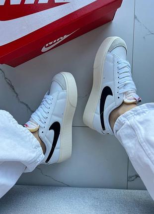 Nike blazer low platform white 4