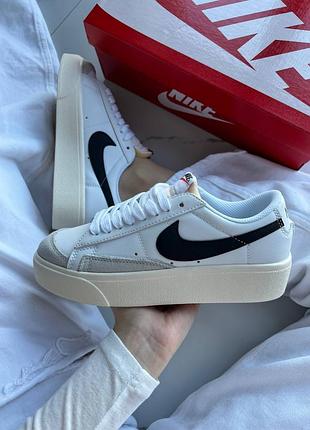 Nike blazer low platform white 6