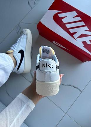 Nike blazer low platform white 8