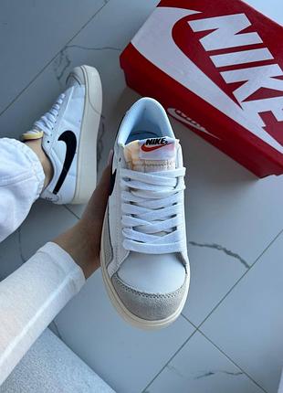Nike blazer low platform white 9