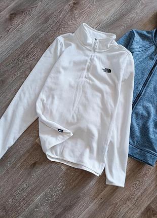 Молочна фліска кофта the north face