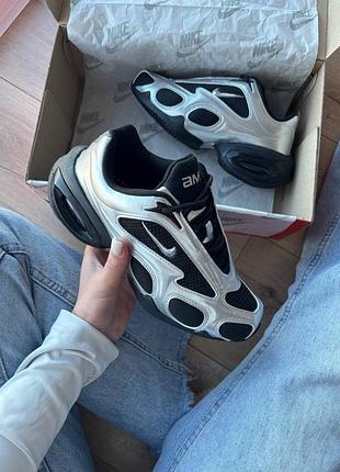Nike air max muse metallic silver black