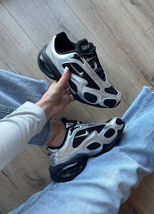 Nike air max muse metallic silver black 9