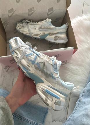 Nike v2k run custom white blue 2