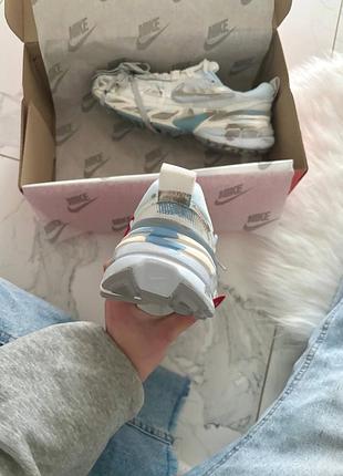 Nike v2k run custom white blue 3