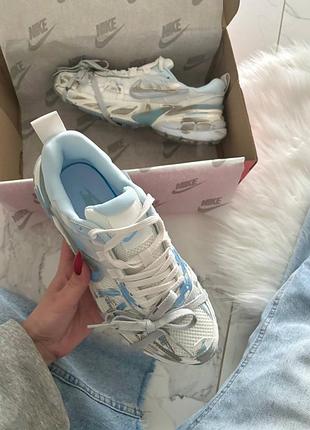 Nike v2k run custom white blue 4