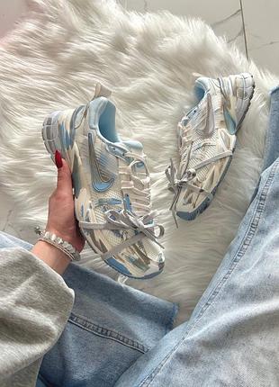 Nike v2k run custom white blue 5