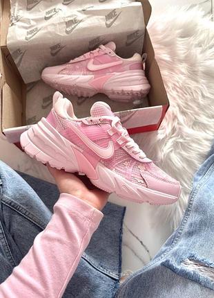 Nike v2k runtekk pink flowers