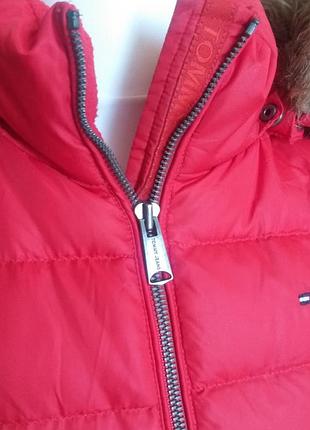 Женский пуховик tommy hilfiger 4