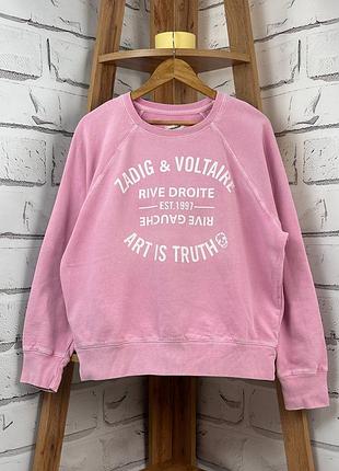Світшот жіночий zadig&voltaire art is truth рожевий розмір l