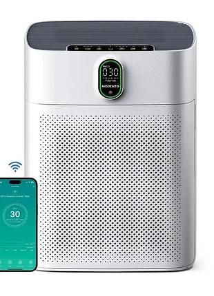 Умный очиститель воздуха morento hy4866-wf с wi-fi и hepa h13 для помещений до 107 м2