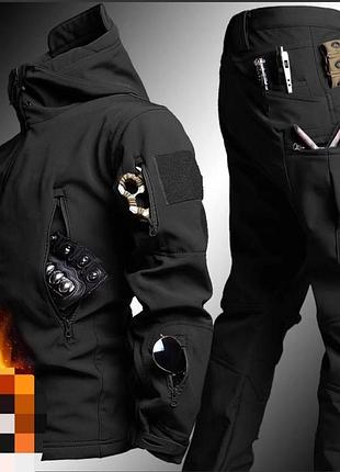 Обновленный костюм soft shell esdy 5.0 черный black