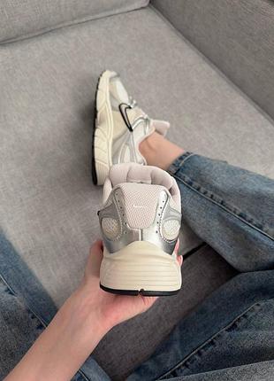 Nike v5 rnr white beige silver black 9