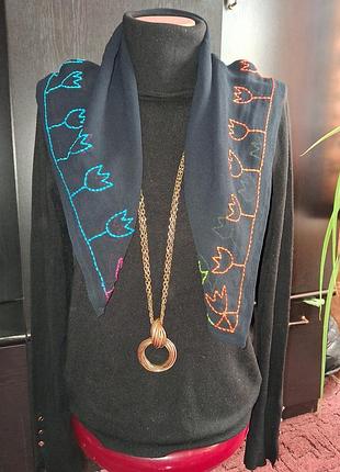 Шейный платок с 100%rayon (вискоза)бренда elvi (65×65см)
