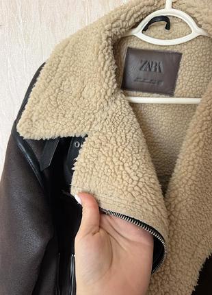 Дублянка дубленка zara 4