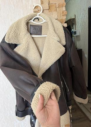 Дублянка дубленка zara 3