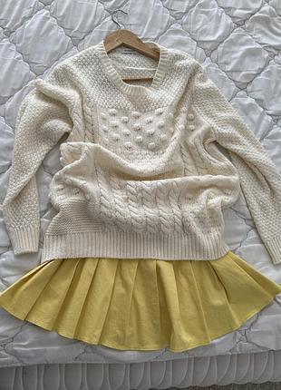Жовта сукня коротка 3