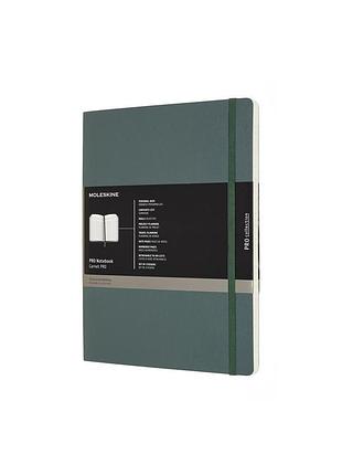 Блокнот недатированный moleskine pro большой, лесной зеленый мягкий (propfntb4sk19)