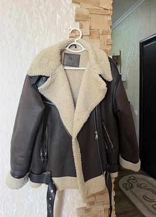 Дублянка дубленка zara