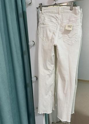 Білі джинси reserved для дівчинки, р. 152 2
