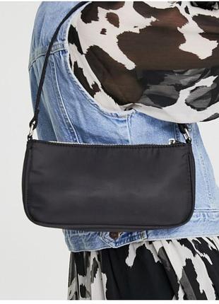 Сумка asos (нейлон,багет)