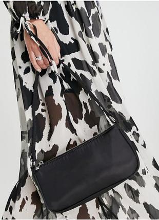 Сумка asos (нейлон,багет) 2