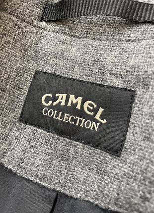 Шерстяний піджак camel великий розмір 7