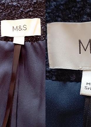 Твидовый пиджак m&s 9