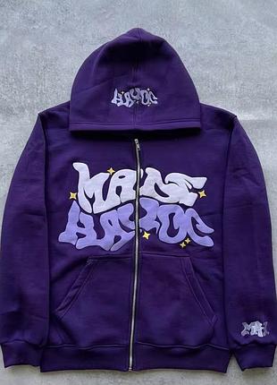 Зіп-худі maison article graffiti purple