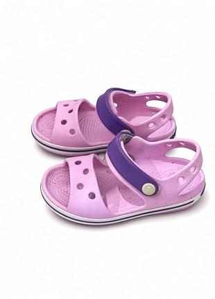 Дитячі crocs у рожевому кольорі