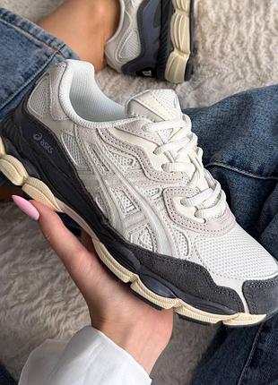 Asics gel-nyc white smoke grey 2