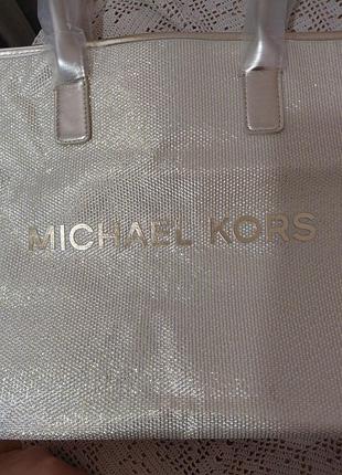 💛🩵 елегантний шопер  від бренду  michael kors 5