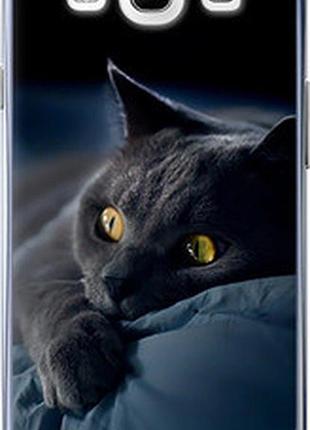 Чохол на samsung galaxy s3 i9300 димчастий кіт "825t-11-2448"